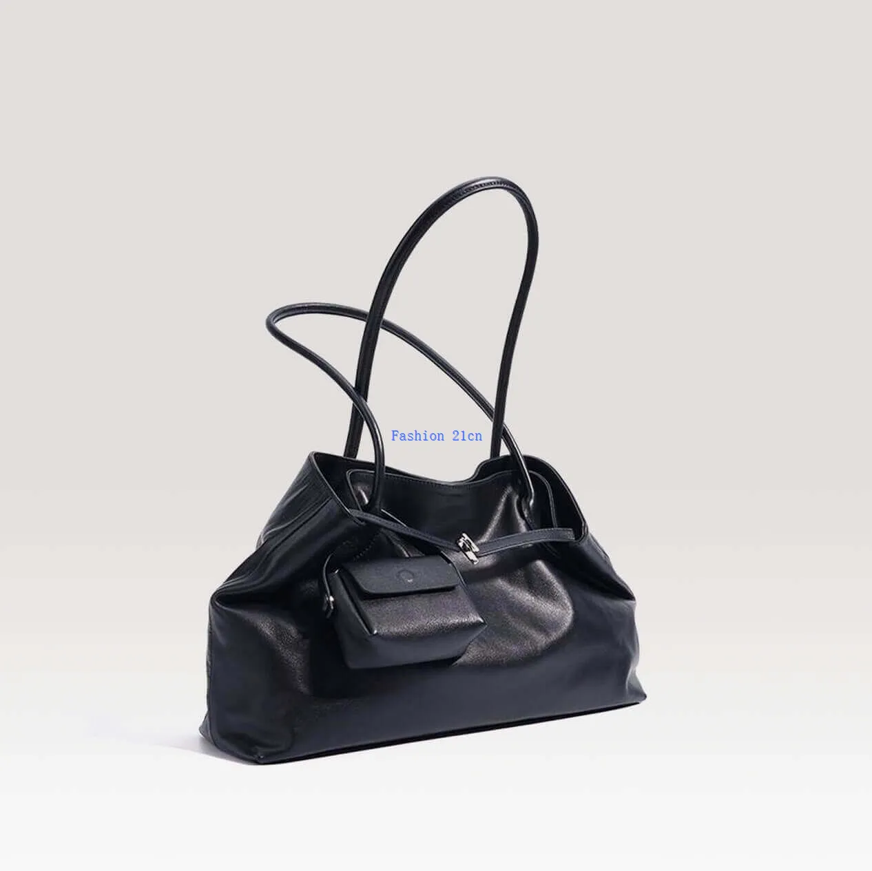 Black One-shoulder Women's New Design Tote Handbag factory